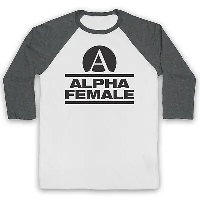 Buy Alpha Female Fitness Gym Workout Running Exercise 3/4 Sleeve Baseball Tee • 23.99£