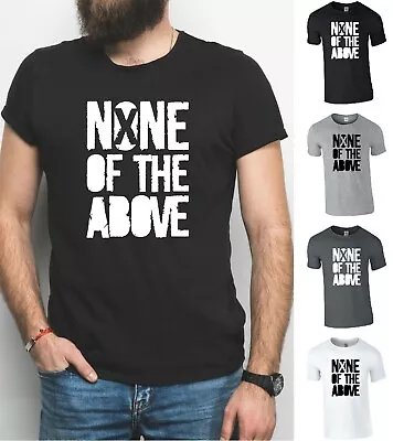 Buy None Of The Above T-shirt B - Anti Vote Anarchy Election Not Voting • 13.15£