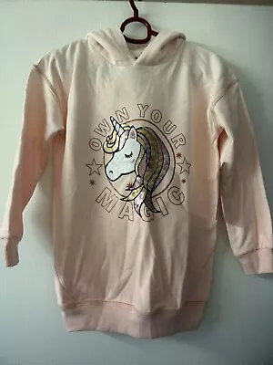 Buy BNWT Age 7-8 Girls Hoody Jumper Unicorn Gift New  • 3.99£