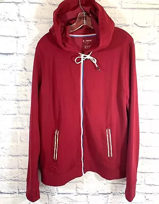 Buy FourLaps Rush Women's XL Hoodie Active Jacket Full Zip Reflective Cranberry • 29.77£