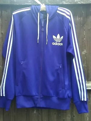Buy Adidas Originals Trefoil Purple Hoodie UK S *Oversize* • 17£