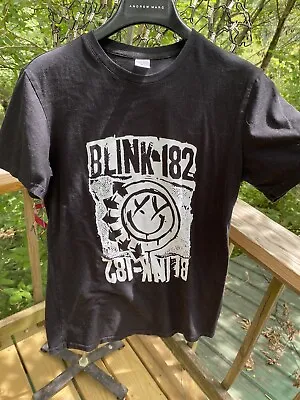 Buy Vintage Blink 182 Original Concert Graphic Merch Black T-Shirt Mens Small W/Tag! • 14.21£