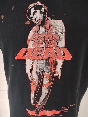 Buy Vintage Dawn Of The Dead Movie Promo T Shirt George Romero Small Grunge Zombie • 34.99£