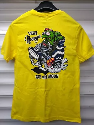 Buy Vans X Mooneyes T-shirt | Rare Jdm Go With Moon • 19.95£