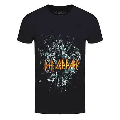 Buy Def Leppard T-Shirt Shatter Band Official New Black • 14.95£