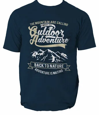 Buy Outdoor Adventure 1 T Shirt Back To Nature Mountains Camping S-3XL  • 13.99£