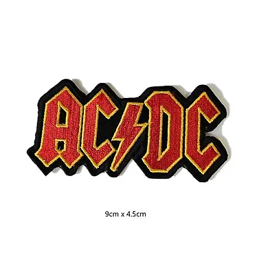 Buy ACDC Rock Band Patch Sew Iron On Patches Badges Transfer Clothes Jeans Shirts • 2.99£