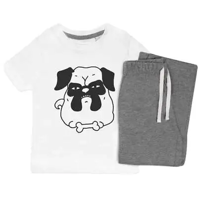 Buy 'Grumpy Pug' Kids Nightwear / Pyjama Set (KP003824) • 14.99£