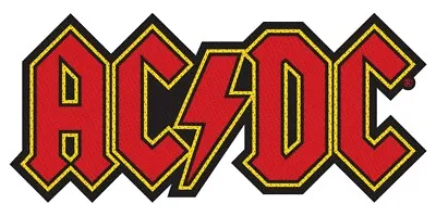 Buy AC/DC Logo Cut Out Patch Official Rock Band Merch  • 5.57£