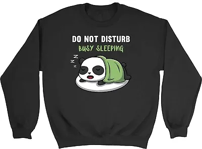 Buy Funny Sloth Kids Sweatshirt Do Not Disturb Busy Sleeping Boys Girls Gift Jumper • 12.99£