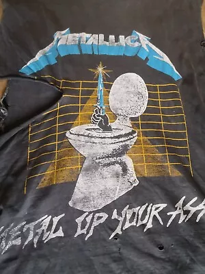 Buy Metallica Metal Up Your Ass - And Justice For All UK Tour T-Shirt 1988 • 48£
