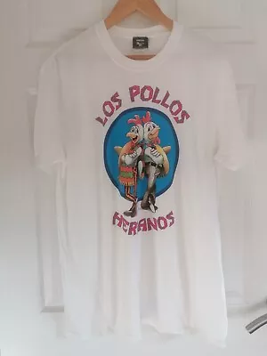 Buy Trademark Products Official Breaking Bad Los Pollos Hermanos XL /Xxl Fit T-shirt • 8£