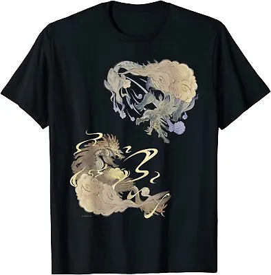 Buy MONSTER HUNTER RISE Thunder Serpent Narwa & Wind Serpent Ibushi T-shirt Black • 34.95£