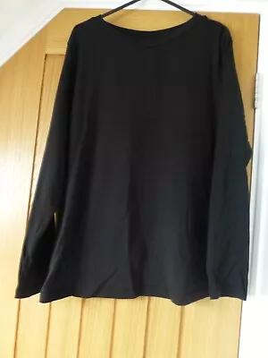 Buy Brand New- Black Long Sleeve T/shirt - Fit 36  Bust - Posted Next Day • 2.50£