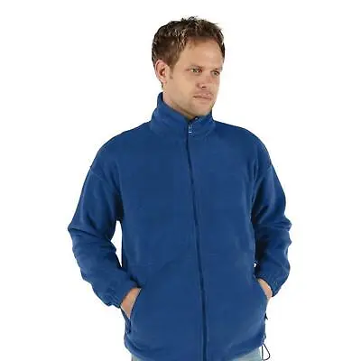 Buy Mens Fleece Jacket Full Zip Up Polar Work Warm Anti Pill Outdoor Coat Top Pocket • 12.99£