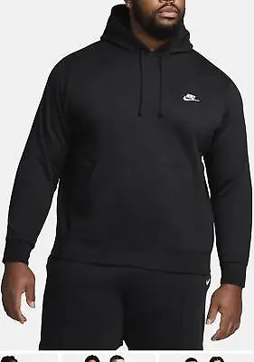 Buy Nike Club Tracksuit For Mens Grey/Blue/Black Hoodie & Jogging Bottoms Set  S-XL • 49.95£