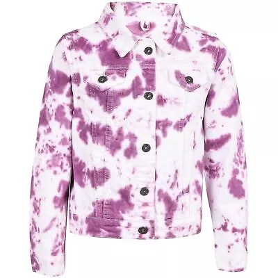 Buy Kids Girls Jackets Designer Denim Style Fashion Jean Jacket Coat New Age 3-13 Yr • 19.99£