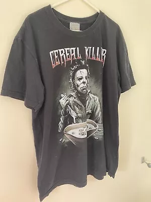 Buy Halloween Michael Myers Cereal Killer Graphic Tee Size L • 40£