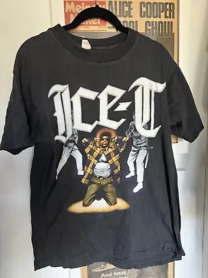 Buy Vintage Original Music Rap Rare ICE T - Original Gangster 1992 T-shirt  • 300£