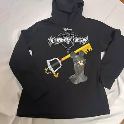 Buy Kingdom Hearts Mickey Disney Sweatshirt Hoodie Fleece Lining L Size • 57.47£