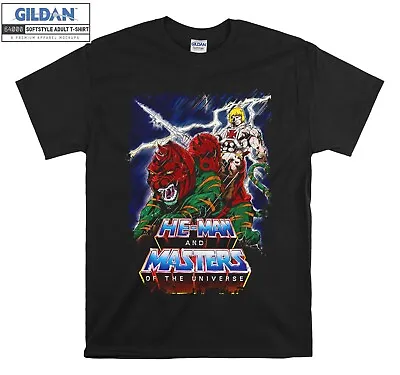 Buy He Man And Masters T-shirt Gift Hoodie Tshirt Men Women Unisex F647 • 11.95£