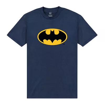 Buy Official Batman Logo T-Shirt Short Sleeve Crew Neck T Shirt Cotton Tee Top • 22.95£