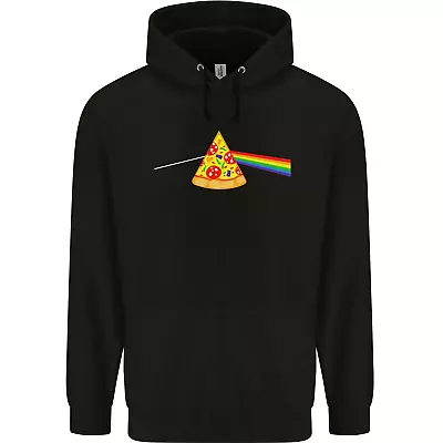 Buy Dark Side Of The Pizza Funny Food Mens 80% Cotton Hoodie • 19.99£