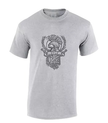 Buy Roman Gladius Mens T Shirt Gladiator Sword Spartan Gym Training Top Cool • 7.99£
