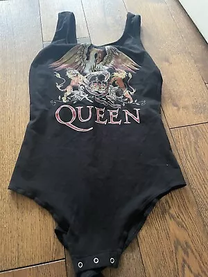 Buy Queen Bodysuit Rock Band Merch T Shirt One Piece Freddie Mercury Size Medium • 10£