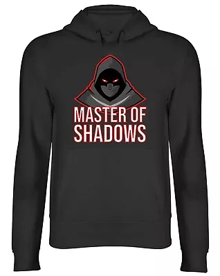 Buy Master Of Shadows Hoodie Mens Womens Superhero Ninja Fantasy Top Gift • 17.99£