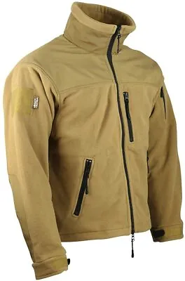 Buy Mens Defender Tactical Fleece Jacket Coyote Combat Top Thermal Warm Jumper Shirt • 30.99£
