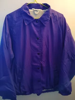 Buy Vintage PurpleWomen's Blair Windbreaker Jacket In A Size L. In Great Condition.  • 15£