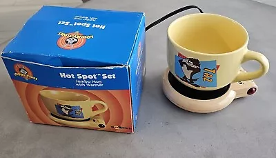 Buy NIB  Hot Spot Set  Looney Tunes Merch Jumbo Mug Warmer 1998 • 23.67£