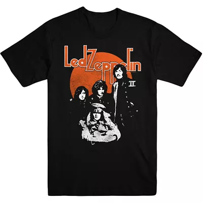 Buy Led Zeppelin Orange Circle Black T-Shirt OFFICIAL • 16.59£