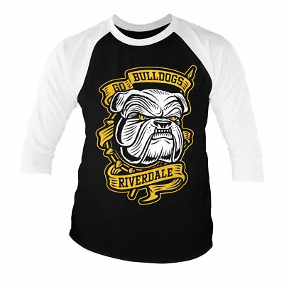 Buy Officially Licensed Riverdale - Go Bulldogs Baseball 3/4 Sleeve T-Shirt S-XXL • 24.12£