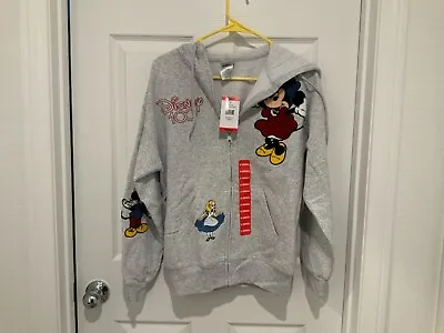 Buy Minnie Mouse Disney Full Zip Up Hoodie | XS Embroidered Images • 35.23£