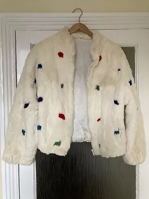 Buy Beautiful Vintage Hollywood Glamour Ladies Fur Coat Cruella Deville • 25£