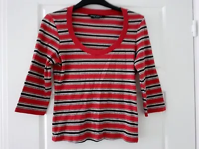 Buy Ladies Dorothy Perkins Mid Sleeve T-Shirt Size 10 • 2.99£