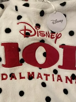 Buy Disney 101 Dalmatians Ladies Fleece Pyjamas Women's Winter Warm Pjs Set Primark • 24.99£