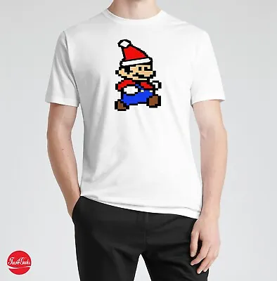 Buy Super Mario Santa Christmas T-Shirt Top Tee Xmas Festive Party Gift Novelty • 8.99£