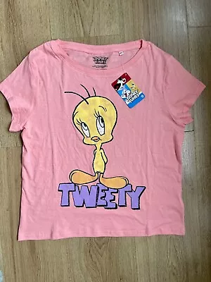 Buy Looney Tunes T Shirt Tweety Size 8/s Brand New With Tags • 9.90£