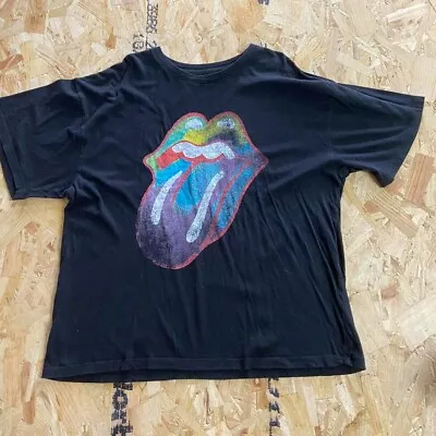 Buy The Rolling Stones T Shirt Black Medium M Mens Music Band Graphic • 9.99£