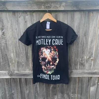 Buy Motley Crue T Shirt The Final Tour 2015 Small • 17.99£
