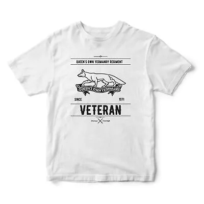 Buy P.IG HM British Armed Forces Queen's Own Yeomanry Regiment Veteran *013* T-shirt • 20£