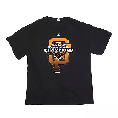 Buy DELTA PRO WEIGHT Mens SF Giants T-Shirt Black USA Short Sleeve XL • 8.99£