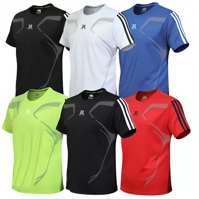 Buy New Mens Breathable Bin Jasim T Shirt Wicking Cool Dry Running Gym Top Sports UK • 5.47£