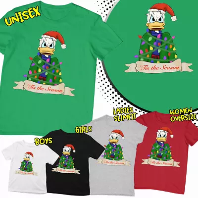 Buy Cute Donald Duck Dancing Presents Funny Family Matching Christmas T Shirt #MC263 • 7.59£