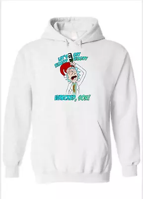 Buy Rick And Morty Let's Get Riggity Riggity Wrecked Son! Unisex Hoodie Xmas Gift • 19.99£