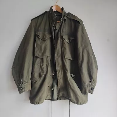 Buy Vintage Army Jacket Military Field Coat M51 Size M Chest 42  1951 Khaki US Korea • 65£