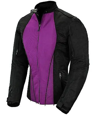 Buy Women Motorbike Waterproof Motorcycle Cordura Jacket All Weather Armoured Coat • 39.99£